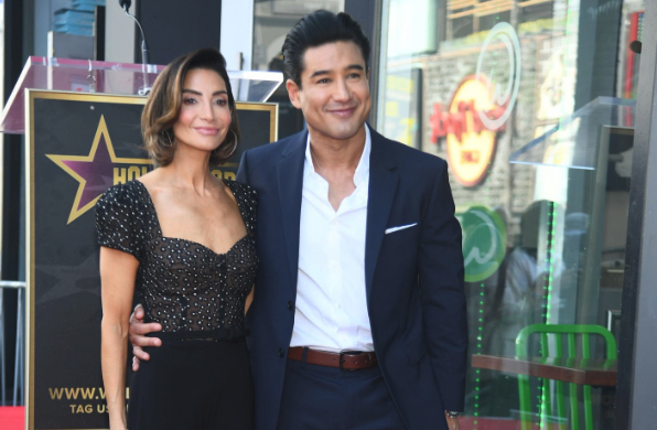 Mario Lopez and Courtney Lopez